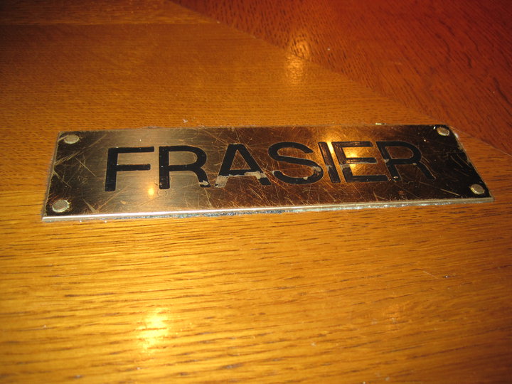 Where Frasier sat @ the bar